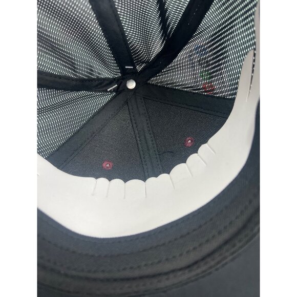 Tesla Baseball Cap Trucker Hat Mesh Back Maroon Black Adjustable Elon Musk New - Picture 5 of 6